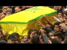 Thousands attend funeral for Hezbollah figure killed in air strike