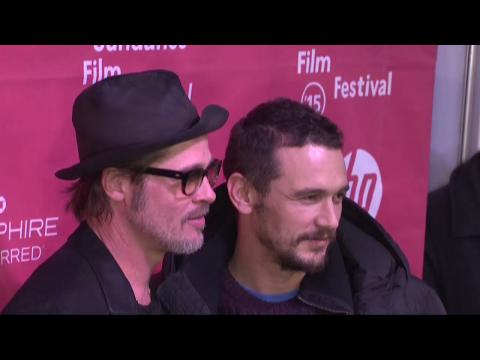 Brad Pitt Surprises Crowd At The 'Sundance Film Festival'