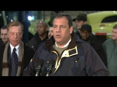 Gov. Christie declares snow emergency in NJ