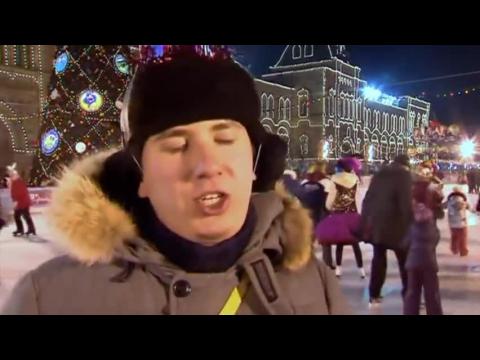 Annual ice rink opens in Moscow's Red Square