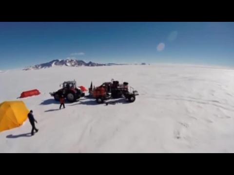 Woman attempts trip to South Pole...in a tractor
