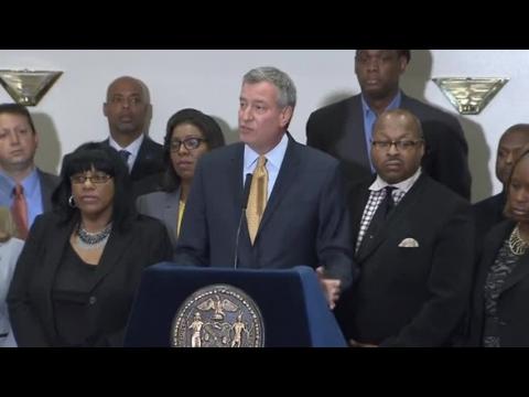 NYC mayor says "it is a very painful day" following grand jury decision in Eric Garner case