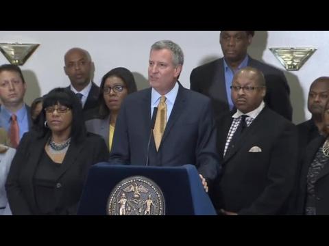 NYC mayor says "it is a very painful day" following grand jury decision in Eric Garner case
