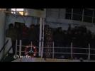 Abandoned migrant ship arrives in Italy