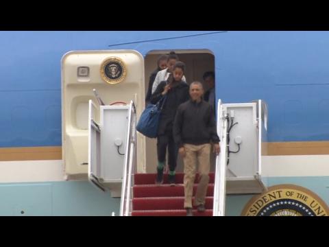 First family returns to DC after Hawaii vacation