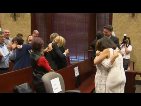 Cheers erupt in Florida court after judge rules same-sex marriages can begin