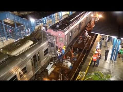 Over 100 injured in Rio train collision