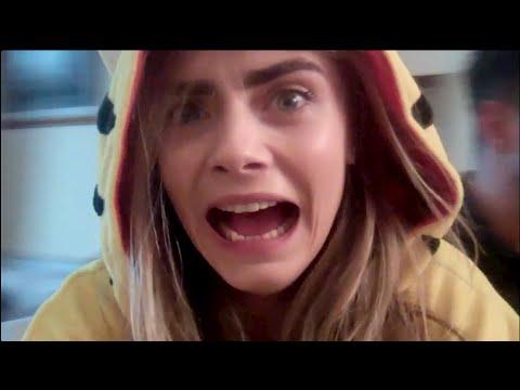 Model Takeover: Cara Films for Vogue