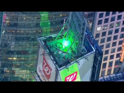 Times Square ball undergoes final preparations for New Year's