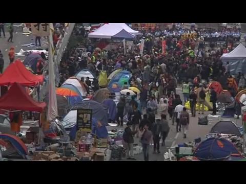 Iconic protest site dismantled in Hong Kong