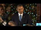 Obama celebrates Alan Gross release at Hanukkah reception