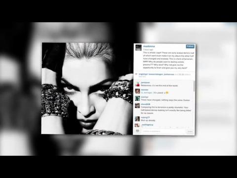 VIDEO : Madonna le agradece a sus fanes por no escuchar sus canciones robadas y lbum sin terminar