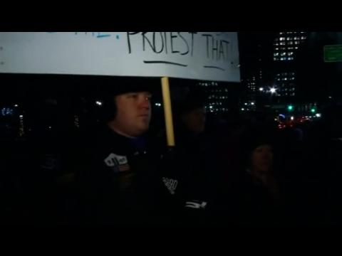 NYC rally supporting law enforcement butts heads with opposing protesters