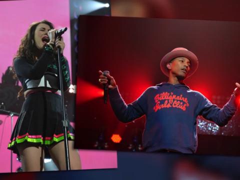 VIDEO : Les stars montent sur scne au Y100 Jingle Ball