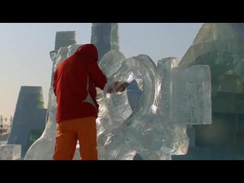 Ice sculptures transform Harbin to a winter wonderland