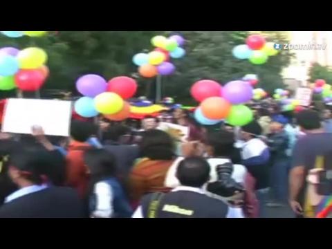 Hundreds join pride parade despite homosexuality ban