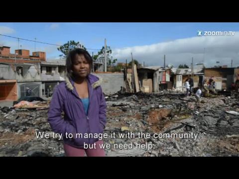 Fire Sao Paulo slum leaves hundreds homeless