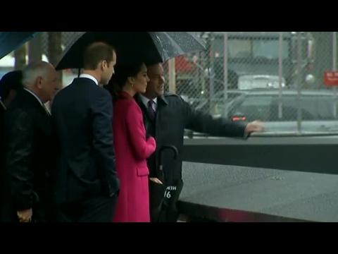 Will and Kate visit 9/11 memorial
