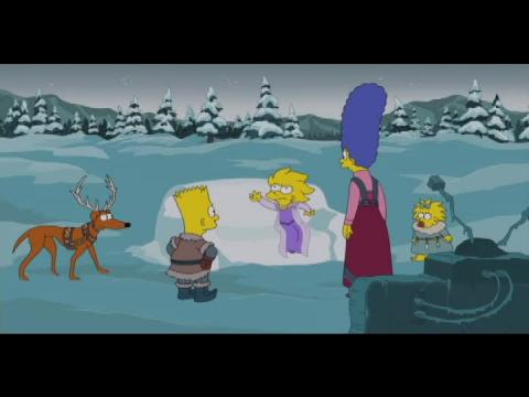 La Reine des Neiges s'invite chez les Simpson