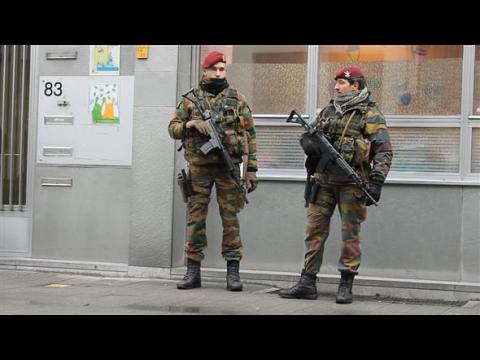 Belgian's react to heavily armed solider patrols
