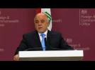 Iraq's premier calls oil price drop "disastrous for us"
