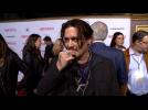 Johnny Depp Talks About Co-Stars At LA Premiere of 'Mortdecai'