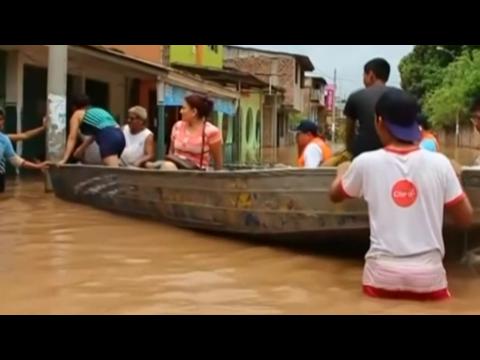 Peru floods force hundreds to evacuate