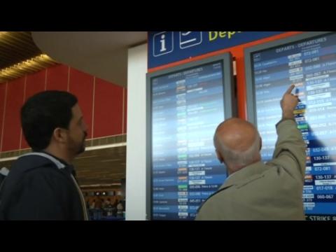 Travelers foiled by French air traffic strike