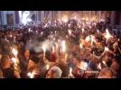 Orthodox Christians celebrate Easter's Holy Fire in Jerusalem