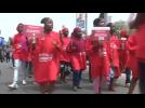 Children's march marks first anniversary of Nigeria girls' abduction