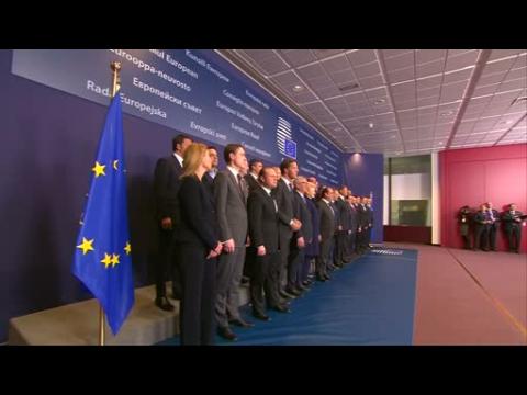 EU leaders pledge rescue for migrants, but no fix for problem