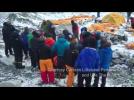 Cell phone video shows Nepal quake survivors rescued from Everest