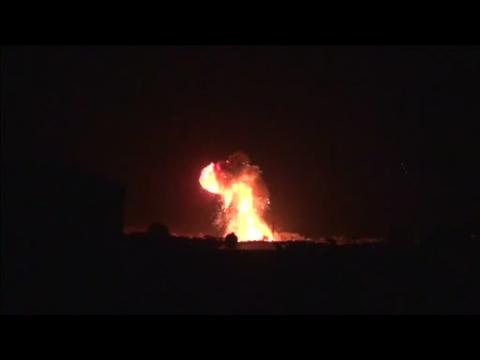 Air strike hit rebel-controlled site in Yemen