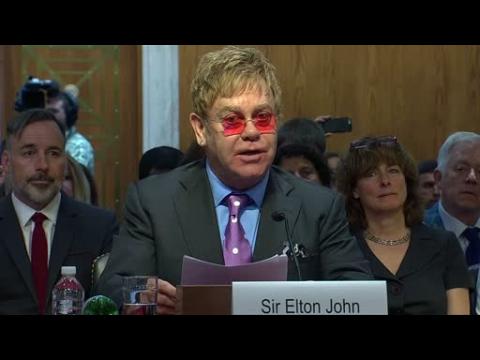 Elton John appeals for congressional help to end AIDS