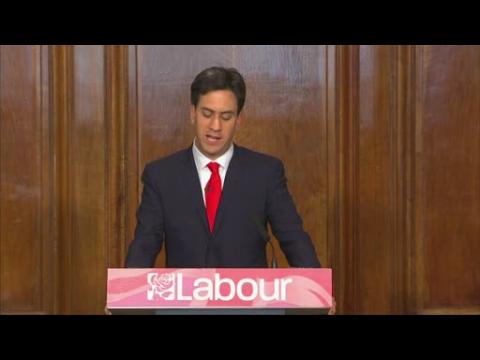 UK Labour leader Miliband resigns after defeat