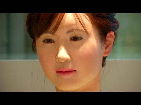 Humanoid robot starts work at Japanese department store