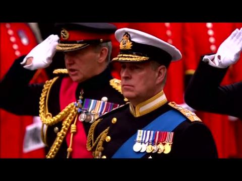 Prince Andrew and politicians attend WW2 anniversary service in London