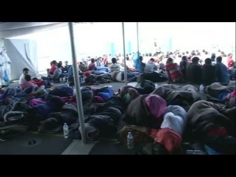 German ships rescue more migrants in Mediterranean