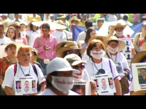 Mothers of missing children march in Mexico on Mother's Day to demand justice