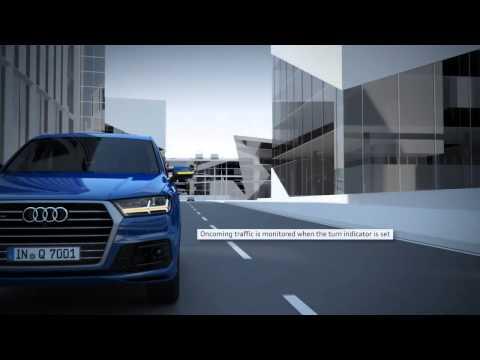 Audi Q7 driver assistance systems - Turn assist | AutoMotoTV