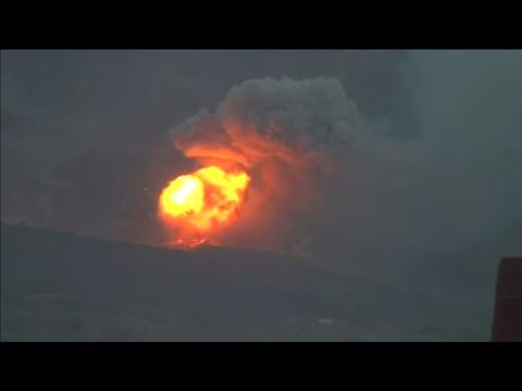 Massive blast as Saudis target Sanaa weapons depot