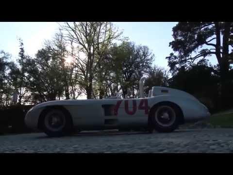 Sir Stirling Moss in the Mercedes-Benz 300 SLR - Exterior Design | AutoMotoTV