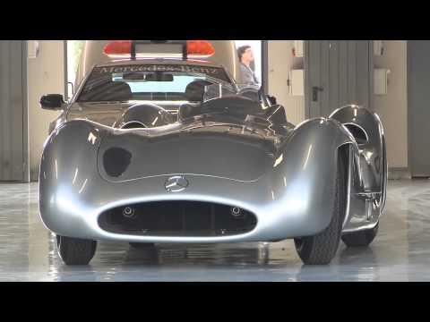 Lewis Hamilton and Sir Stirling Moss Racing the 300 SLR - Exterior Design | AutoMotoTV