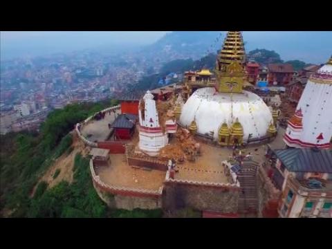 Drone video gives bird's eye view of Nepal devastation