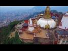 Drone video gives bird's eye view of Nepal devastation