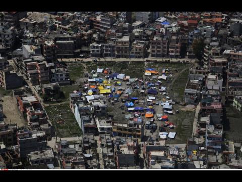 Kathmandu ravaged by the earthquake