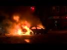 Car burns on Baltimore city street
