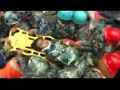 Boy pulled out alive from rubble in Nepal