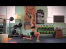 Crossfit Kettlebell Overhead Walking Lunges by XF