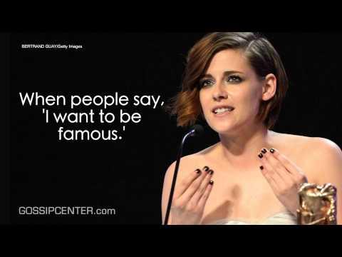 Kristen Stewart Calls Fame “Worst Thing in the World”